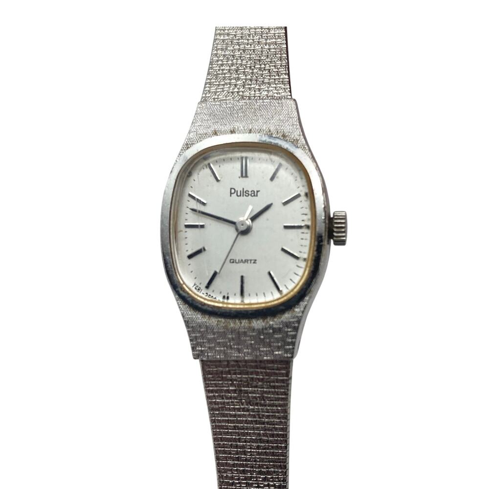 VTG Pulsar Petite Women's Dress Watch 17mm - New Battery - Adjustable V481-6250